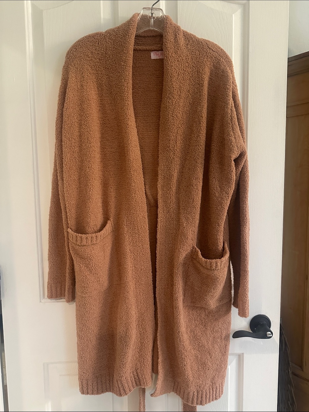 Camel fuzzy robe